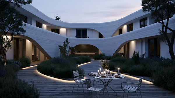 Organic - Futuristic × Mediterranean — GARDEN