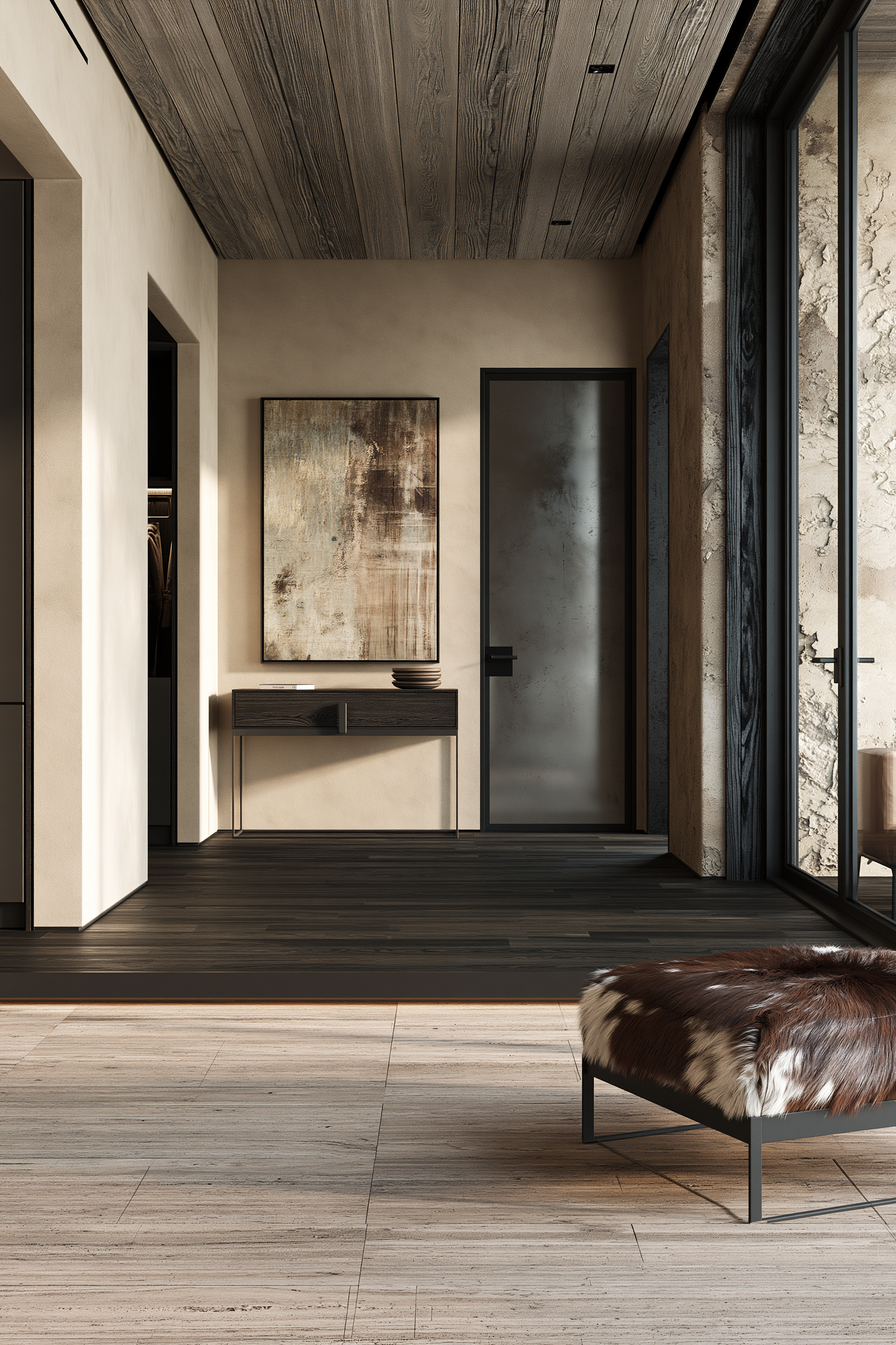 Shadow - Modern × Tropical savannah — ENTRANCE HALL