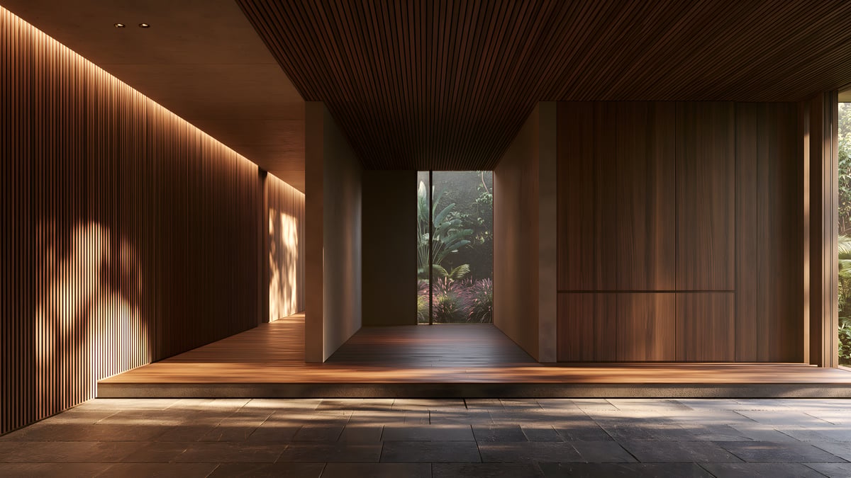 Shadow - Minimal × Tropical savannah — ENTRANCE HALL