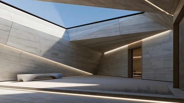 Texture - Futuristic × Mediterranean — ENTRANCE HALL