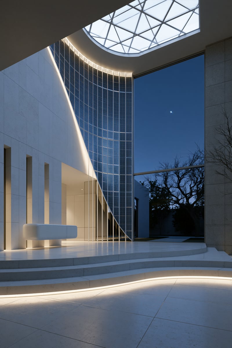 Strata of Deep Azure — ENTRANCE HALL