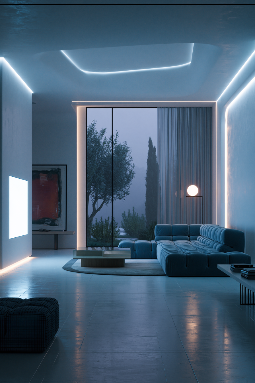 Light - Futuristic × Mediterranean — LIVING
