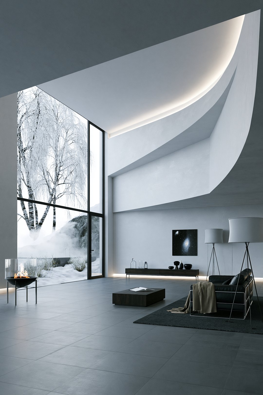 Monotone House — LIVING