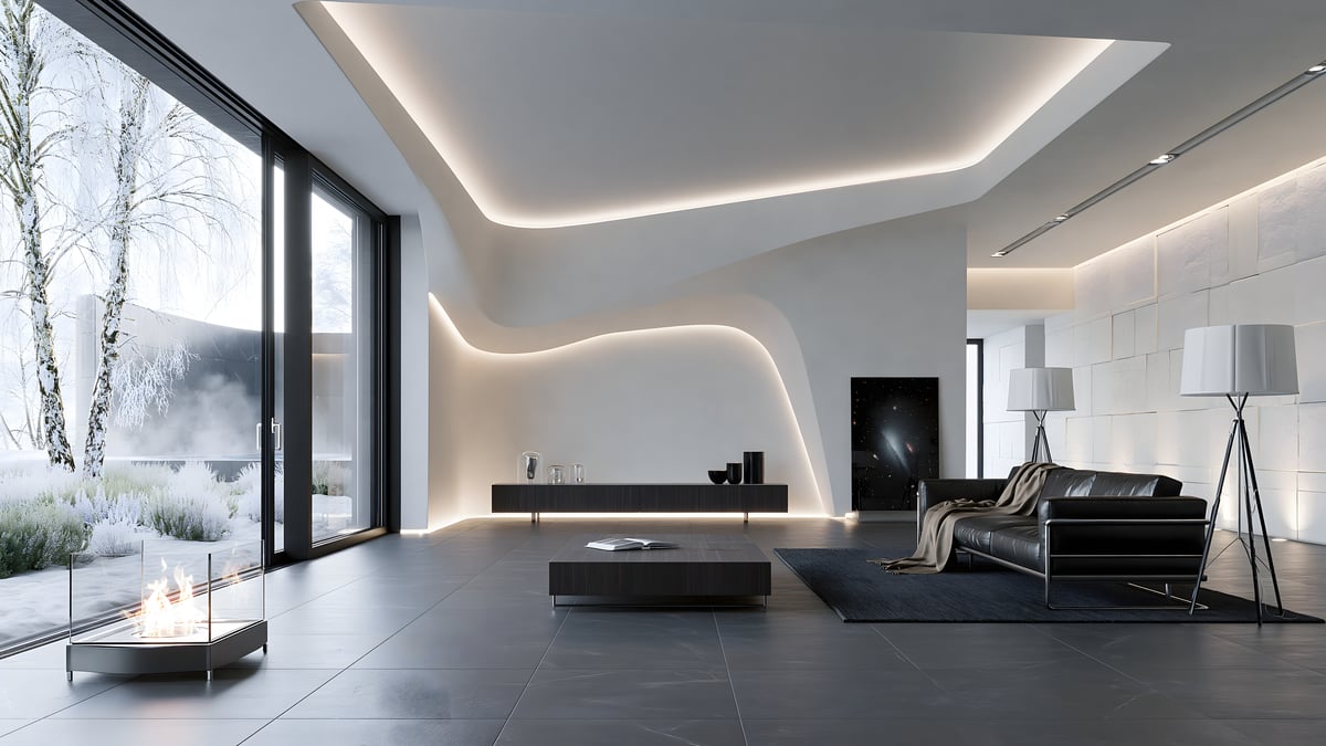 Monotone - Futuristic × Mediterranean — LIVING