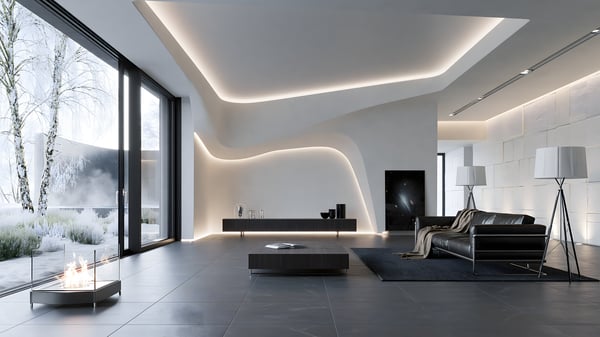 Monotone - Futuristic × Mediterranean — LIVING