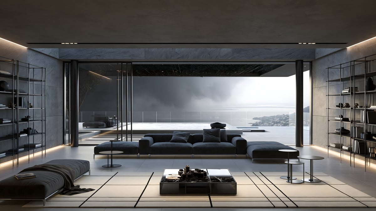 Gravity - Futuristic × Mediterranean — LIVING