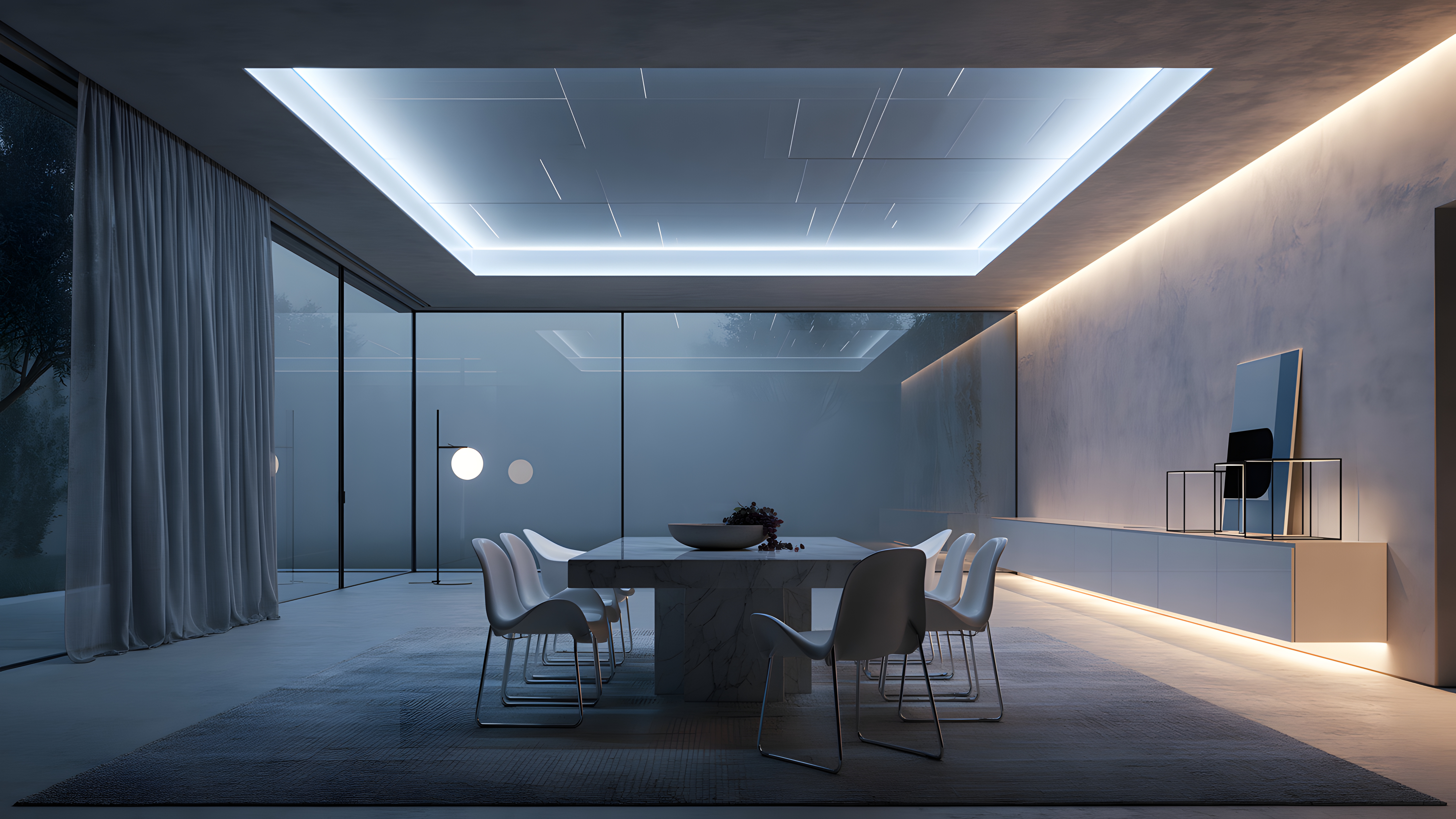[5393] Light - Futuristic × Mediterranean