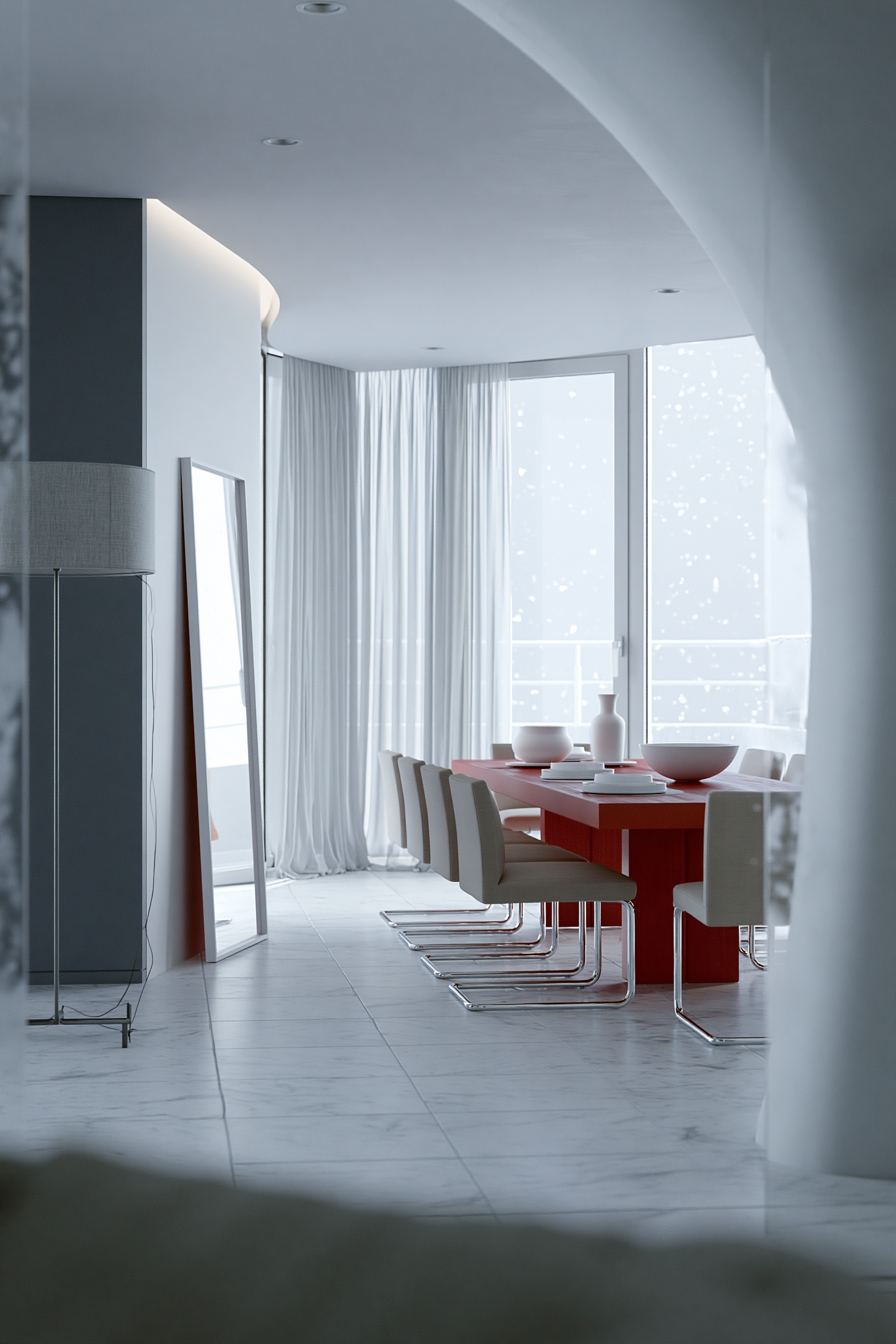 Reflection - Futuristic × Mediterranean — DINING