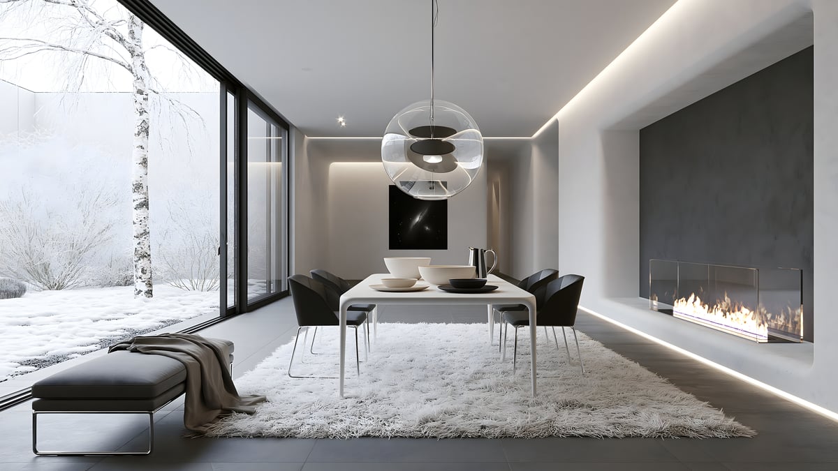 Monotone - Futuristic × Mediterranean — DINING