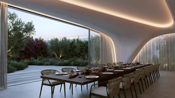 Organic - Futuristic × Mediterranean — DINING