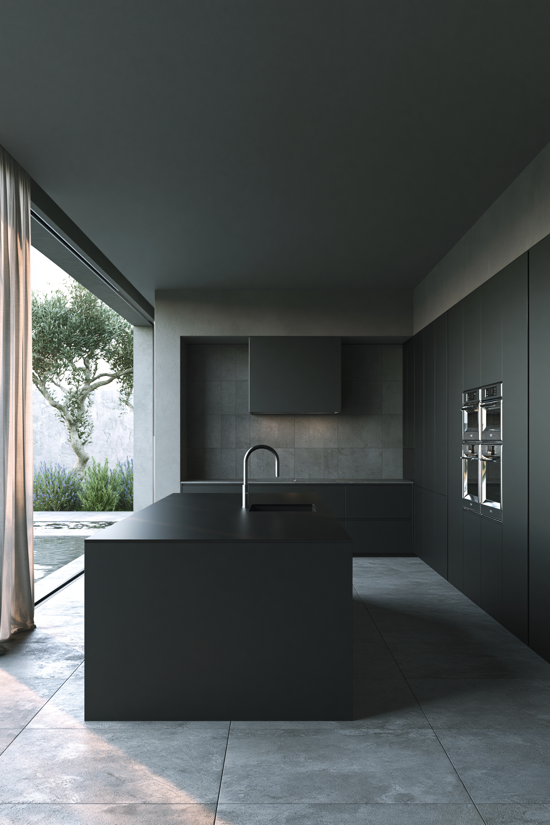 Shadow - Futuristic × Mediterranean — KITCHEN