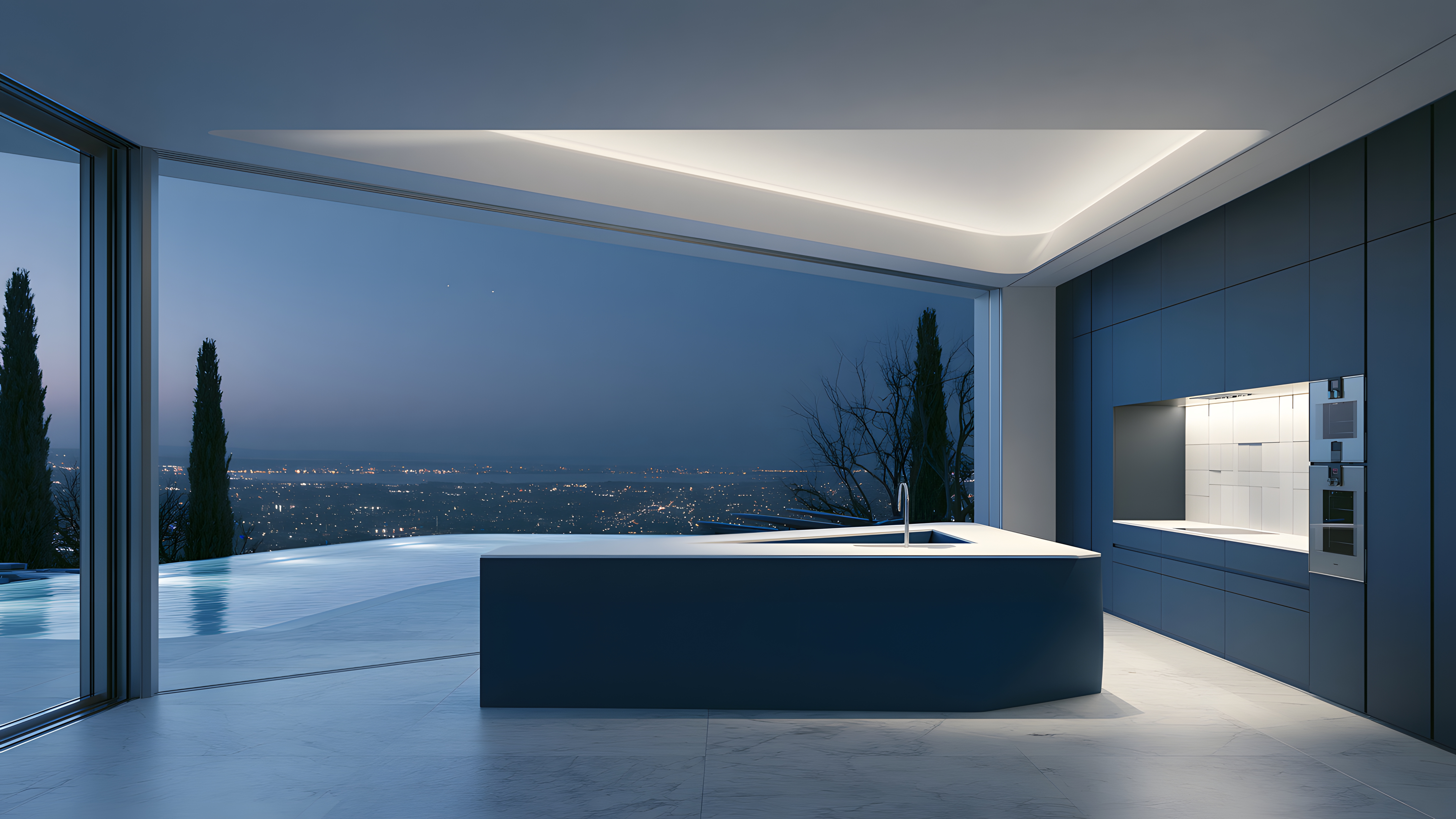 [6693] Contrast - Futuristic × Mediterranean