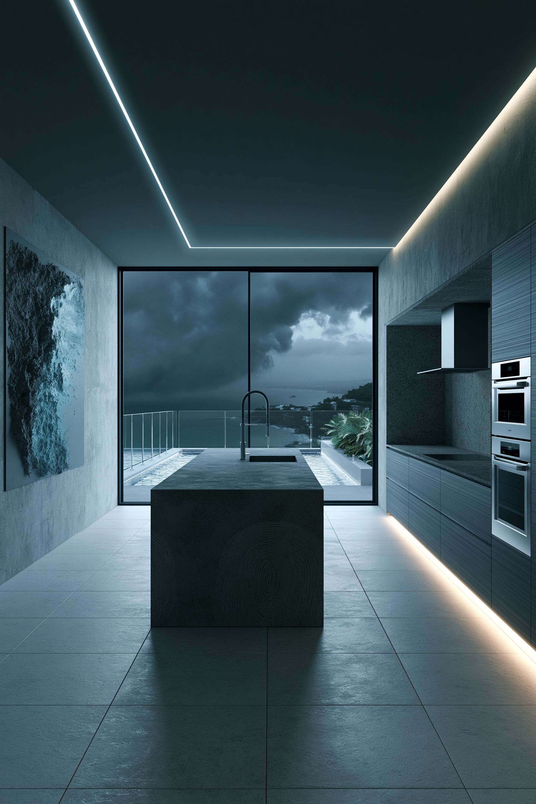 Gravity - Futuristic × Mediterranean — KITCHEN
