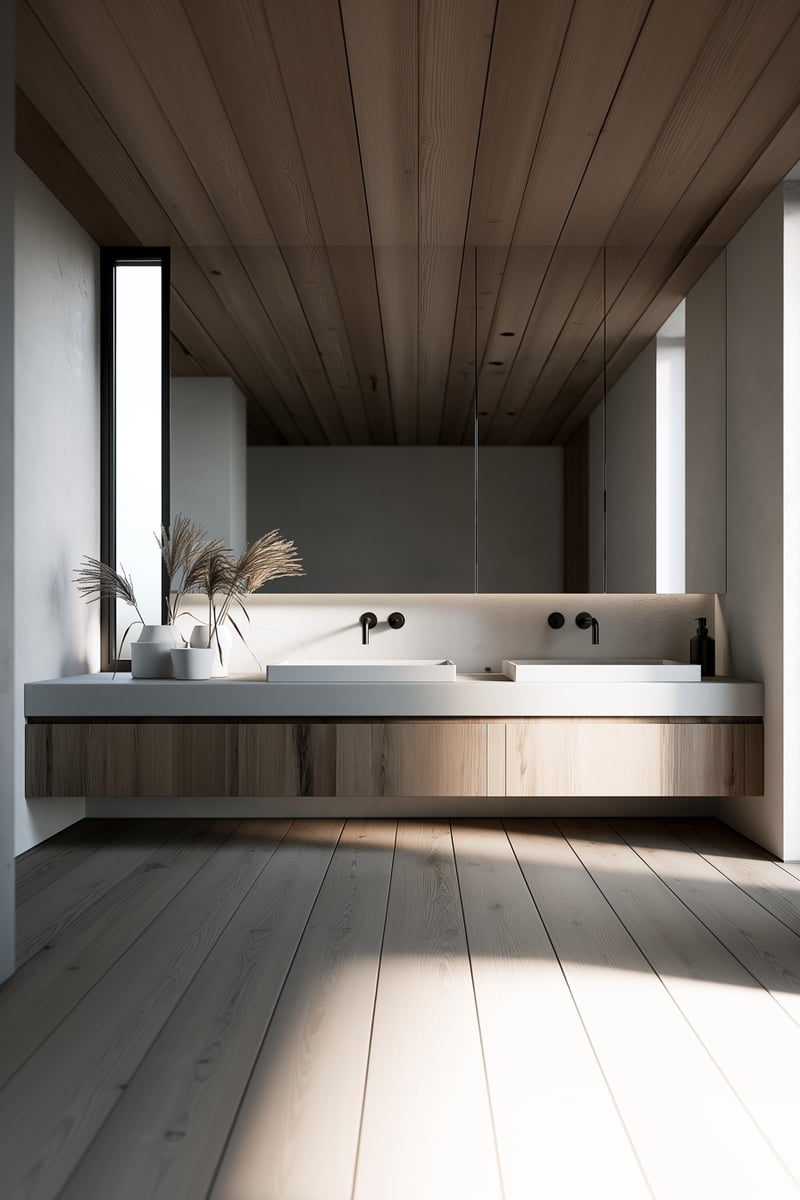 Daylight's Subtle Shadow — BATHROOM VANITY