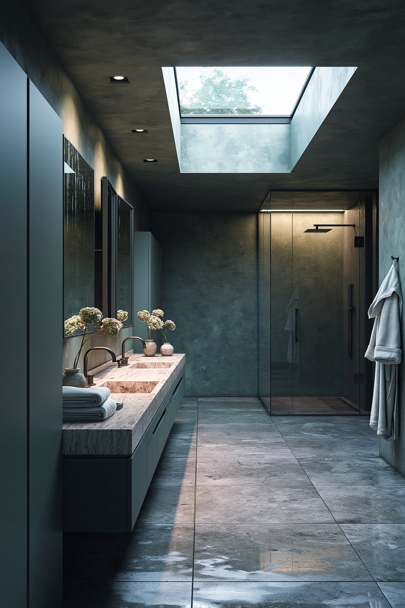 Daylight's Subtle Shadow — BATHROOM VANITY
