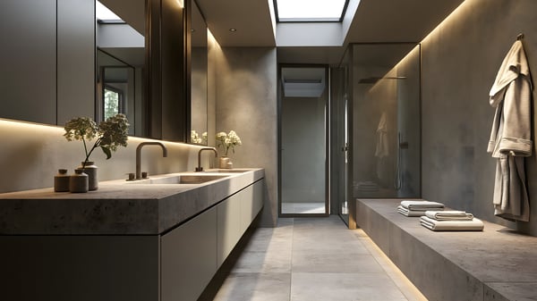 Shadow - Modern × Mediterranean — BATHROOM VANITY