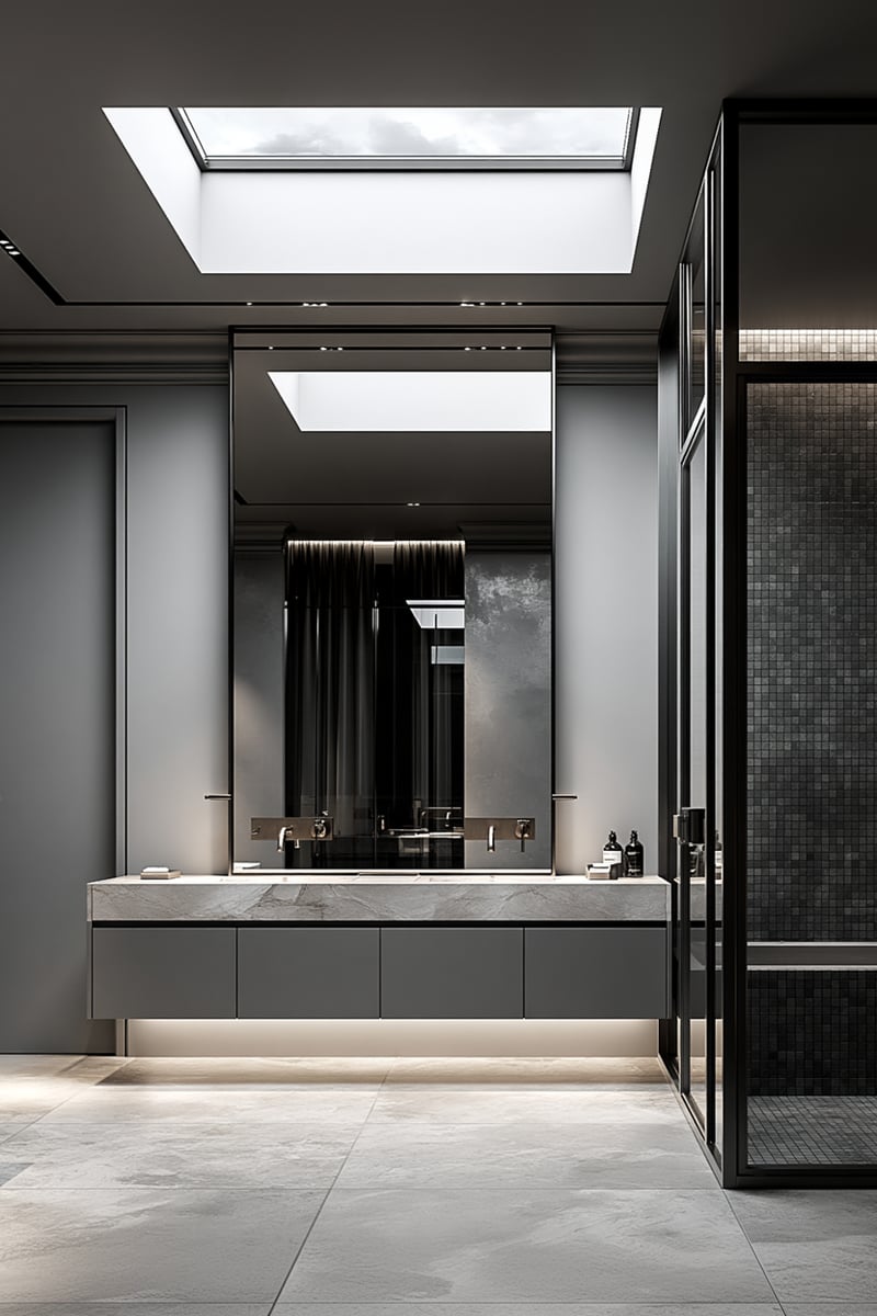 Daylight's Subtle Shadow — BATHROOM VANITY