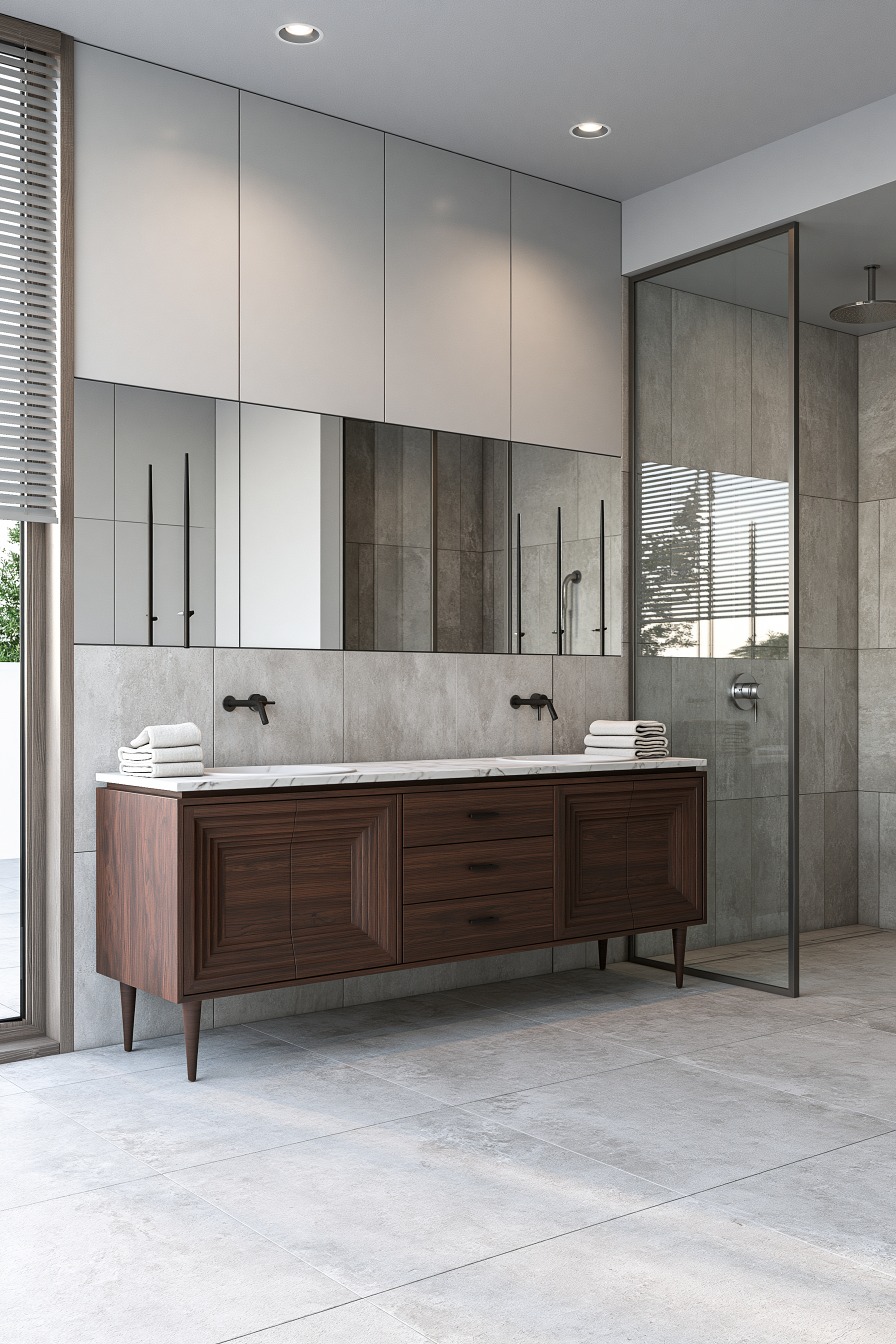 Shadow - Modern × Oceanic — BATHROOM VANITY