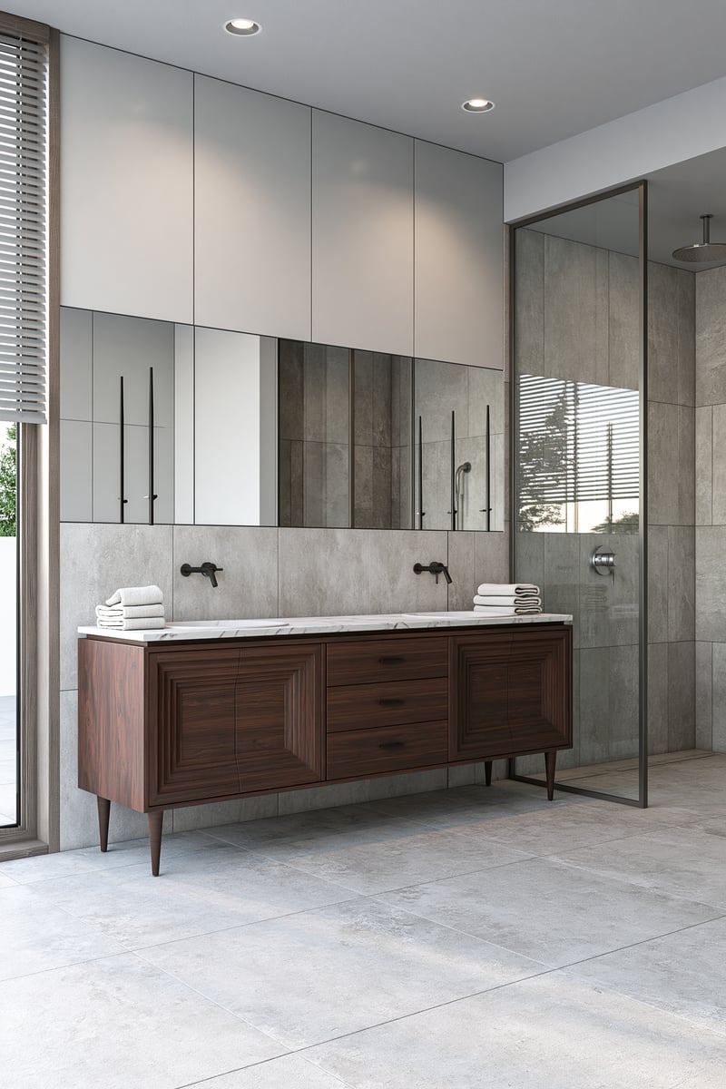 Daylight's Subtle Shadow — BATHROOM VANITY