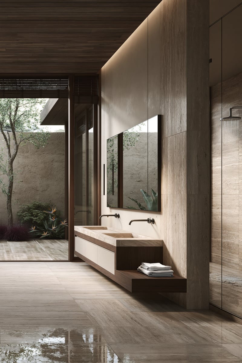 Daylight's Subtle Shadow — BATHROOM VANITY