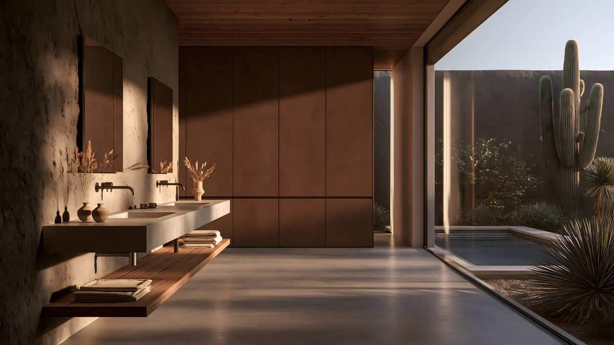 Shadow - Modern × Desert plateau — BATHROOM VANITY