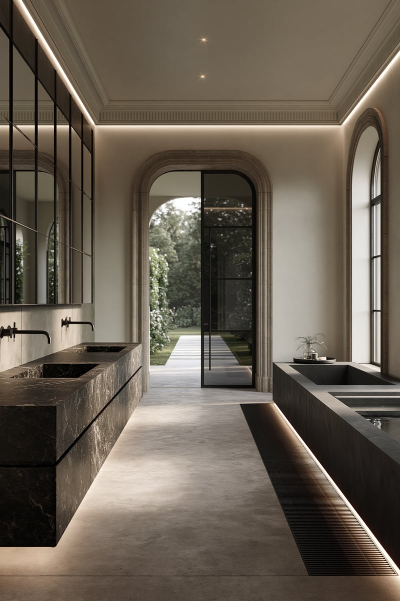 Daylight's Subtle Shadow — BATHROOM VANITY