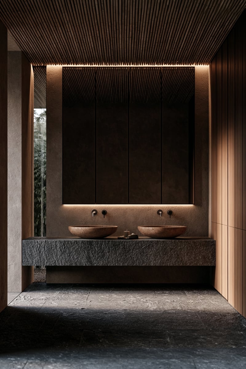 Daylight's Subtle Shadow — BATHROOM VANITY