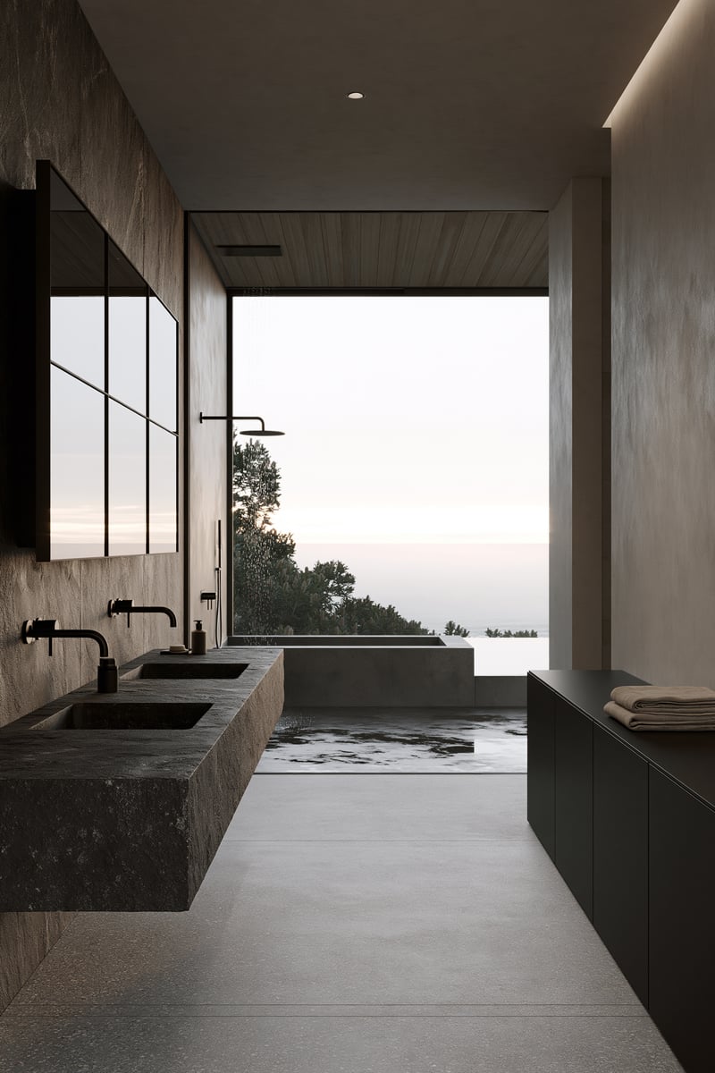 Daylight's Subtle Shadow — BATHROOM VANITY