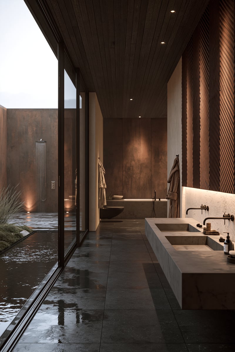 Daylight's Subtle Shadow — BATHROOM VANITY