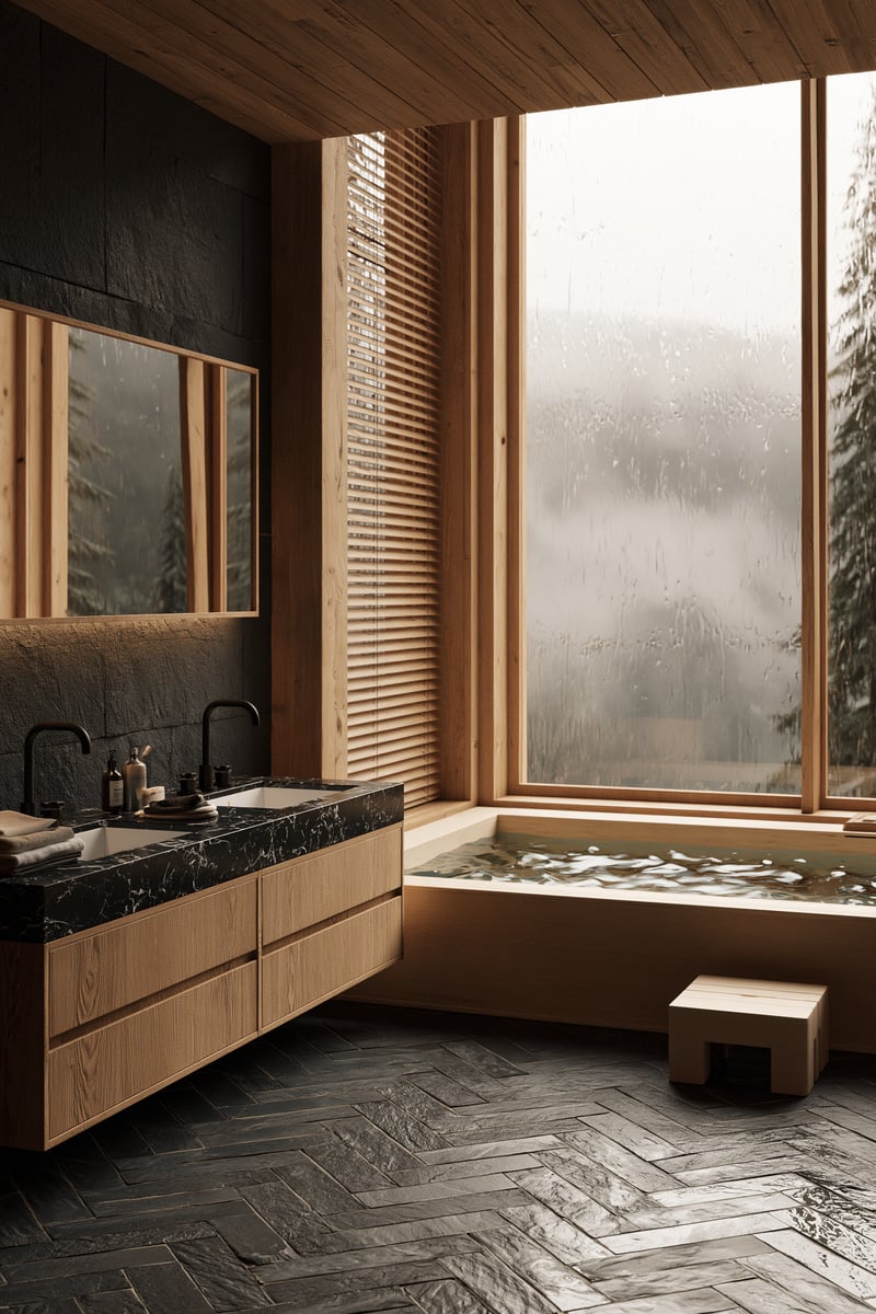 Daylight's Subtle Shadow — BATHROOM VANITY