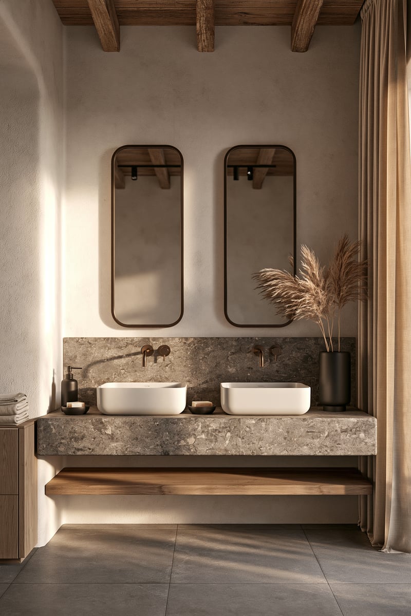 Daylight's Subtle Shadow — BATHROOM VANITY