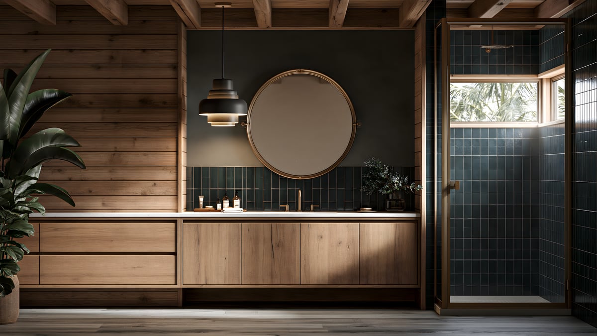 Shadow - Natural × Oceanic — BATHROOM VANITY