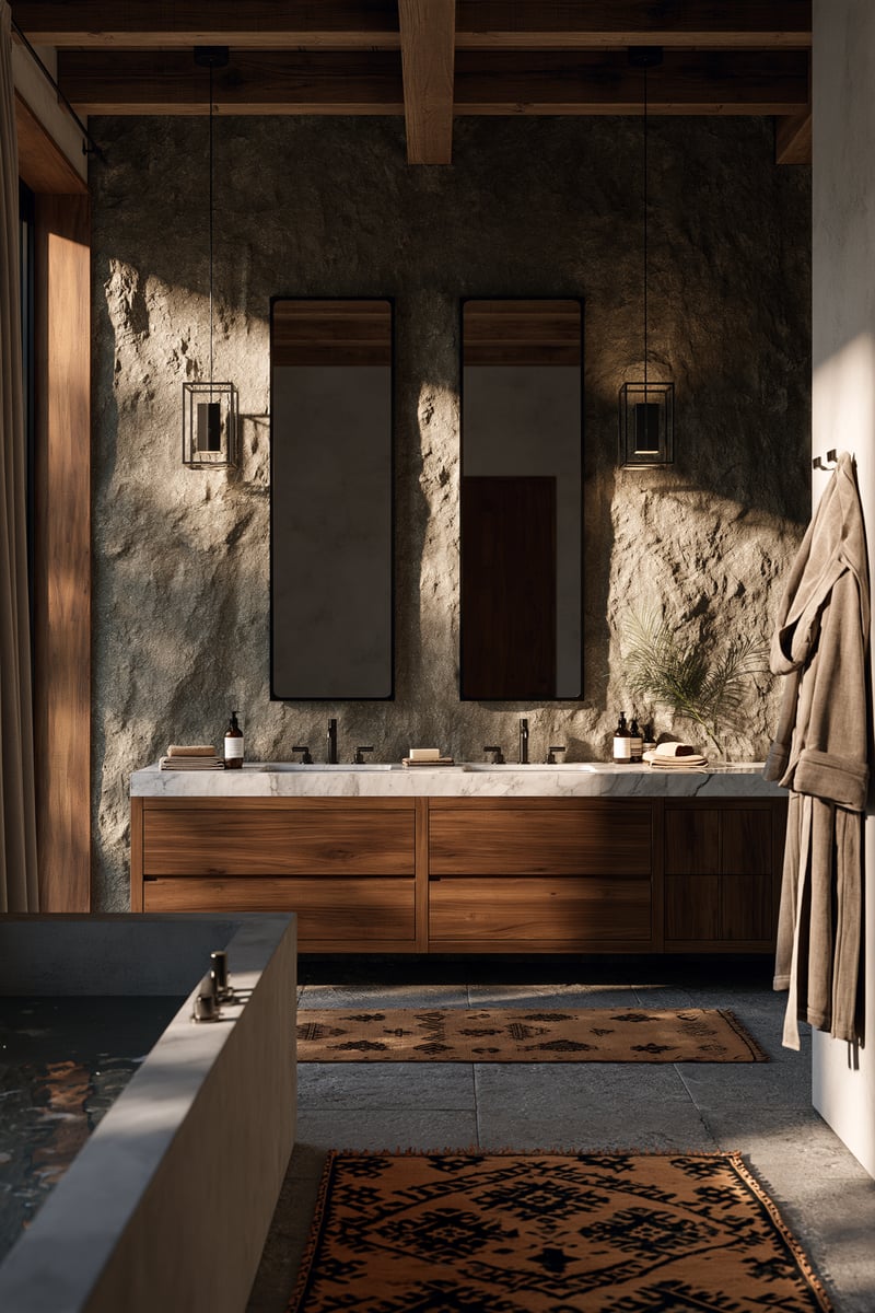 Daylight's Subtle Shadow — BATHROOM VANITY
