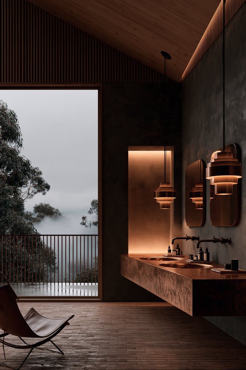 Daylight's Subtle Shadow — BATHROOM VANITY