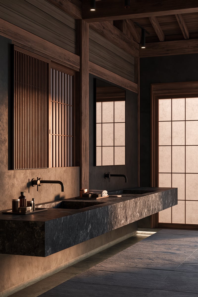 Daylight's Subtle Shadow — BATHROOM VANITY