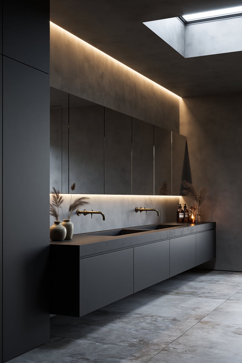Daylight's Subtle Shadow — BATHROOM VANITY