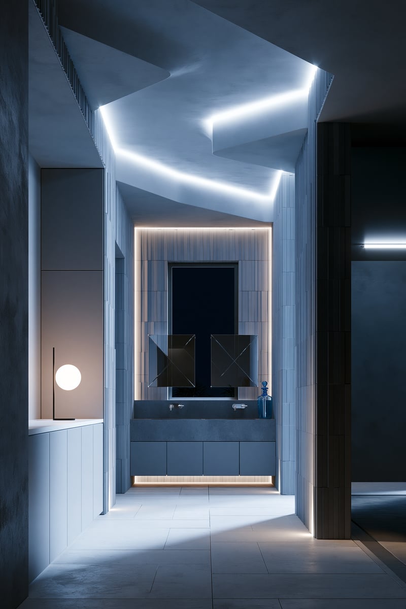 Glow of the Deep Mist — BATHROOM VANITY