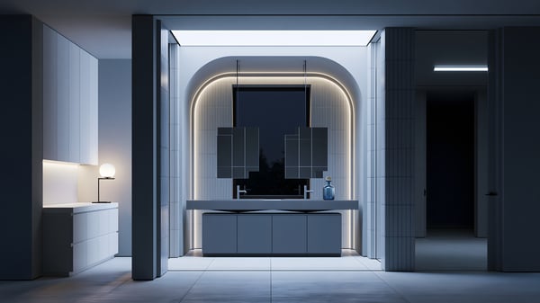 Light - Futuristic × Mediterranean — BATHROOM VANITY