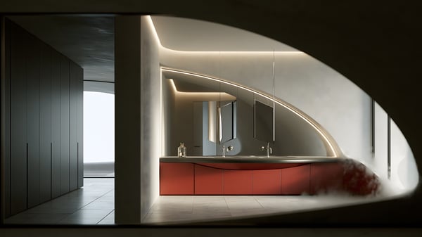 Reflection - Futuristic × Mediterranean — BATHROOM VANITY