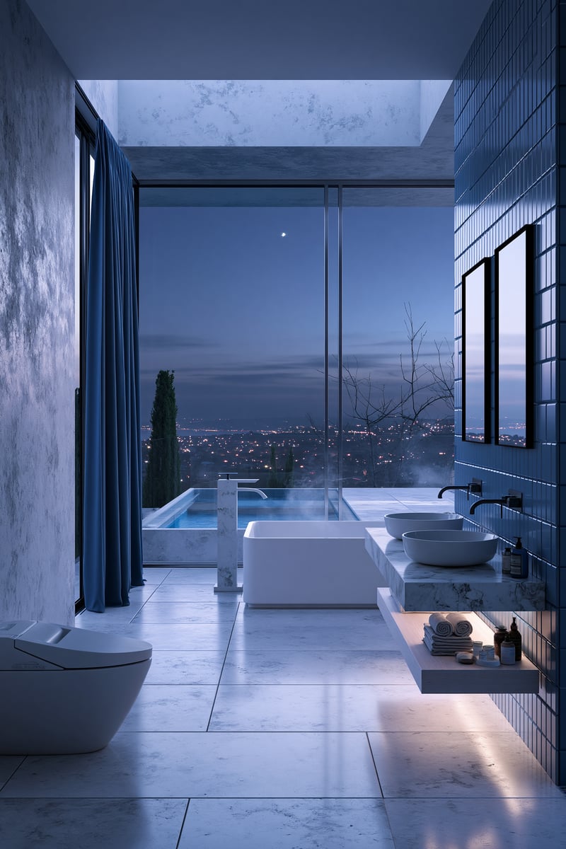 Strata of Deep Azure — BATHROOM VANITY