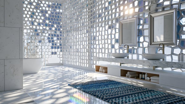 Fluidity - Futuristic × Mediterranean — BATHROOM VANITY