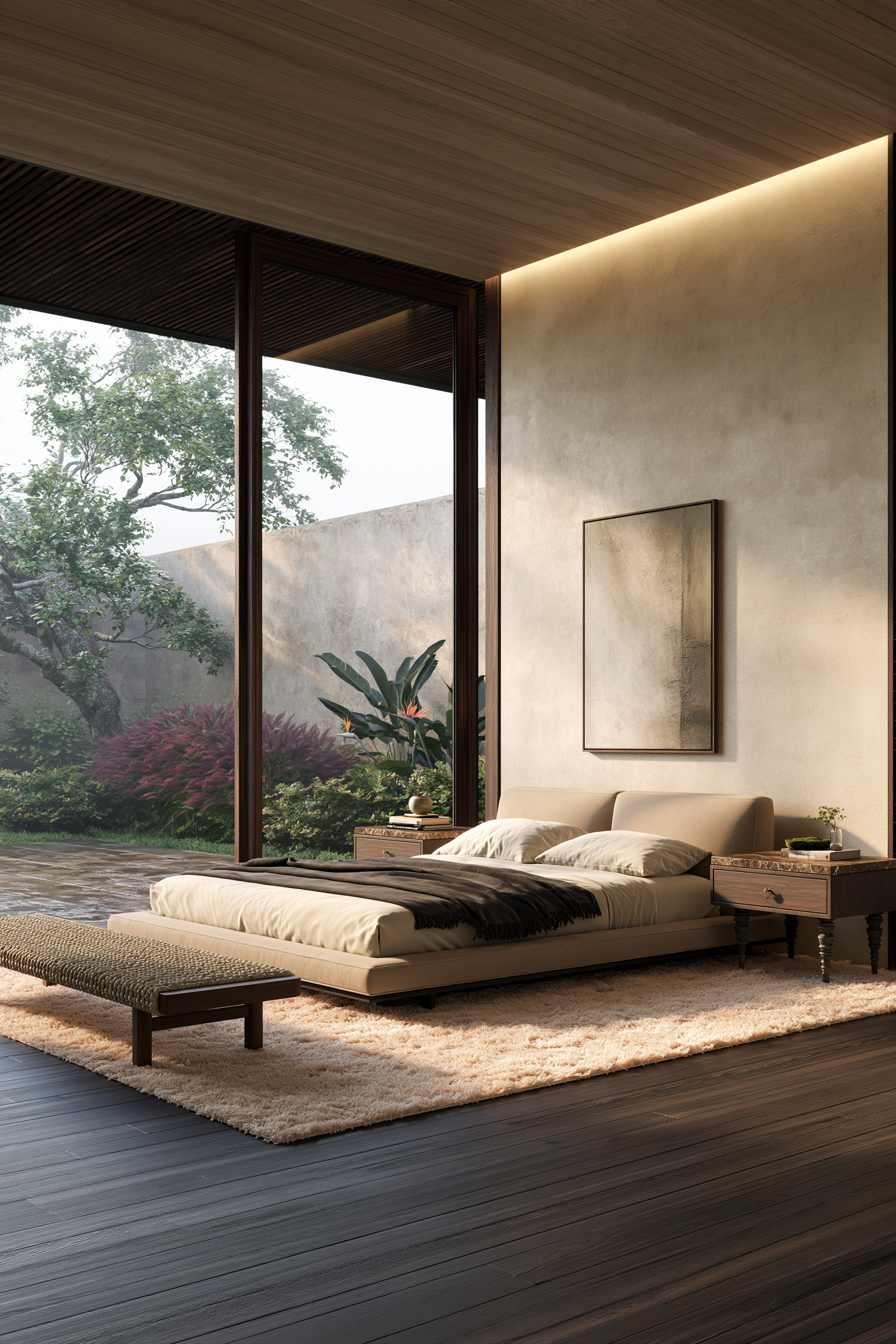 Shadow - Modern × Tropical savannah — MASTER SUITE