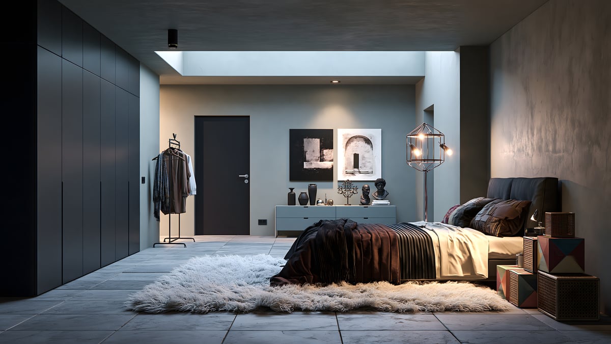 Shadow - Futuristic × Mediterranean — MASTER SUITE