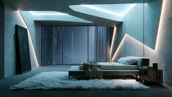 6393] Light - Futuristic × Mediterranean | AI-VISION