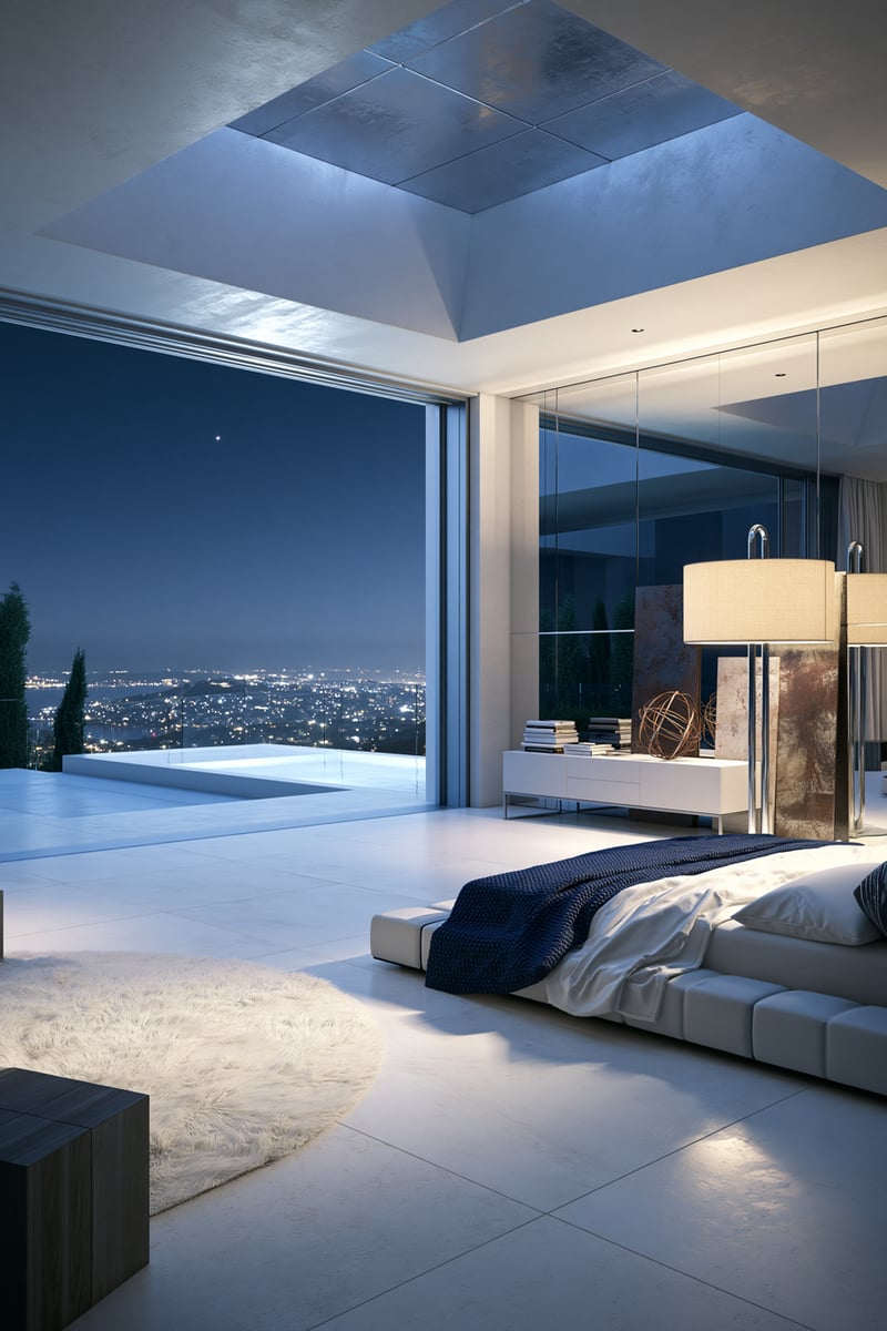 Strata of Deep Azure — MASTER SUITE