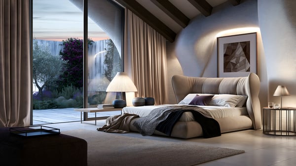Organic - Futuristic × Mediterranean — MASTER SUITE