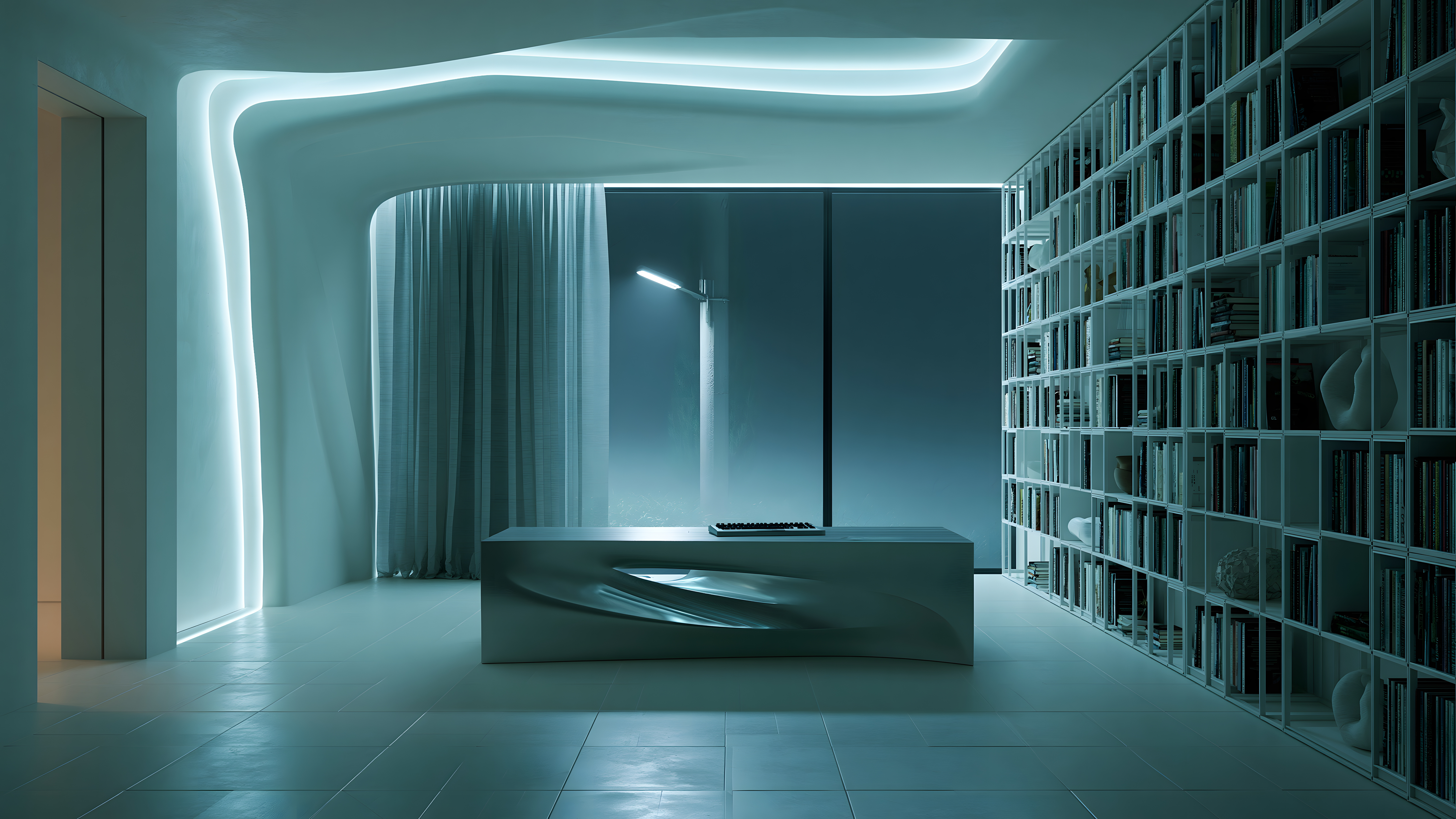 [9393] Light - Futuristic × Mediterranean