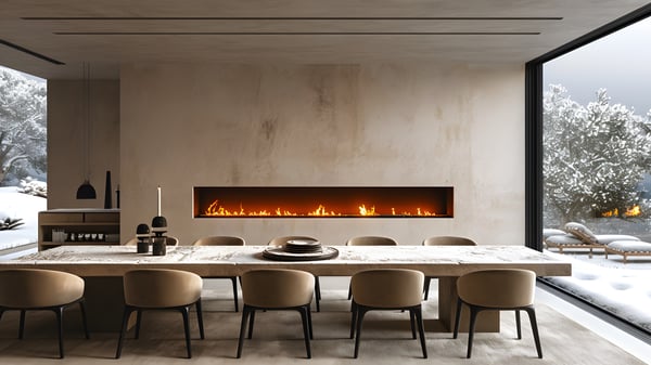 [D113] Shadow Dining Winter Morning Snow — Ashiya Yamate