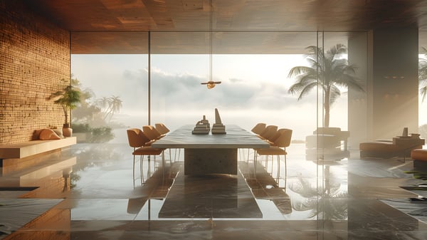 [D219] Texture Dining Summer Dawn Mist — Ashiya Yamate