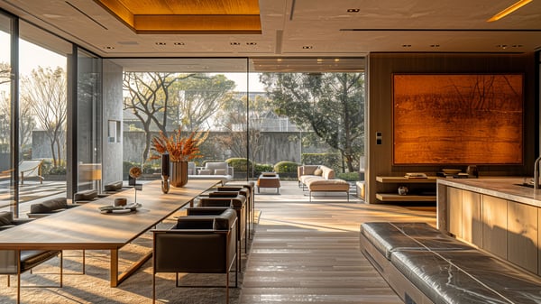 [D282] Textured Resort Nordic Dining